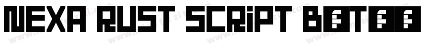 Nexa Rust Script B-T字体转换